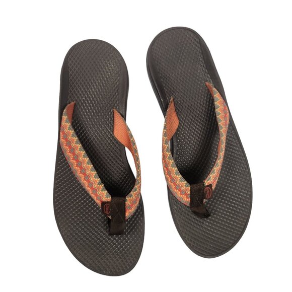 Women's Chaco Flip Flops Size W9 Vibram Soles Durable Comfortable Footwear - Picture 3 of 9